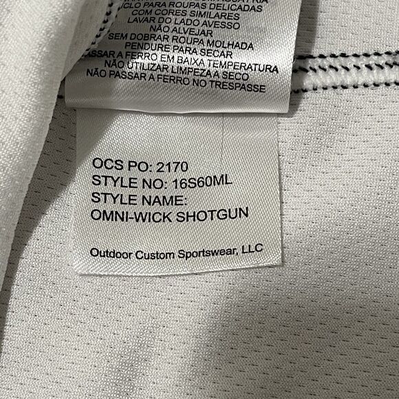 Golden State Warriors Sweatshirt Large White Columbia Omni-Wick Shotgun Pocket - Picture 9 of 13